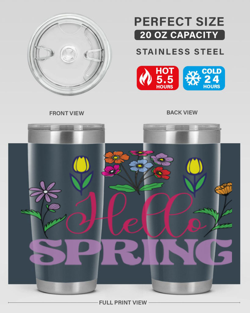Hello Spring  233#- spring- Tumbler
