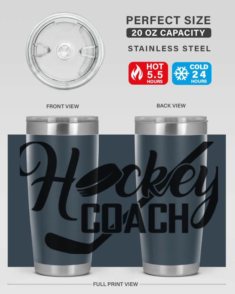 Hockey coach 1189#- hockey- Tumbler
