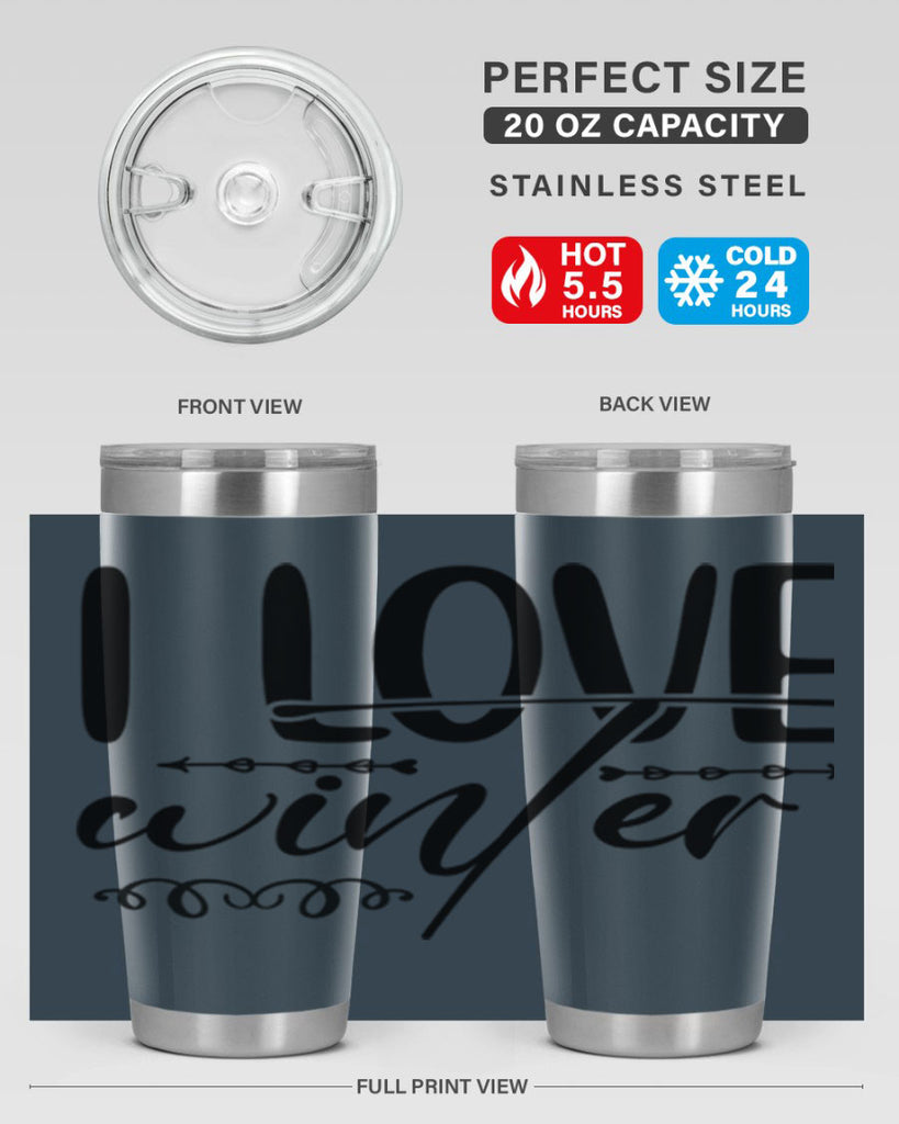 I love winter 243#- winter- Tumbler