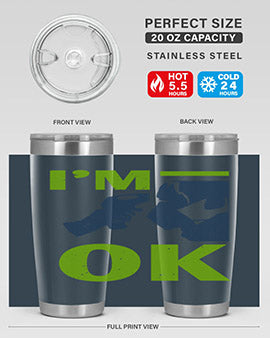 Im ok Style 30#- corona virus- Tumbler