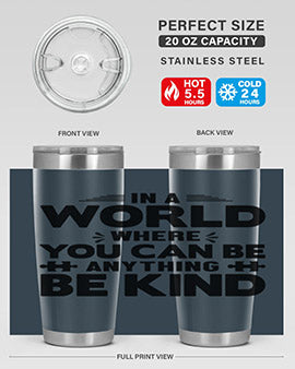 In a world Style 48#- autism- Tumbler