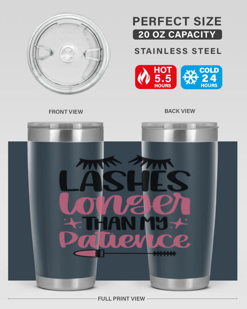 Lashes Longer Than My Patience Style 66#- make up- Tumbler