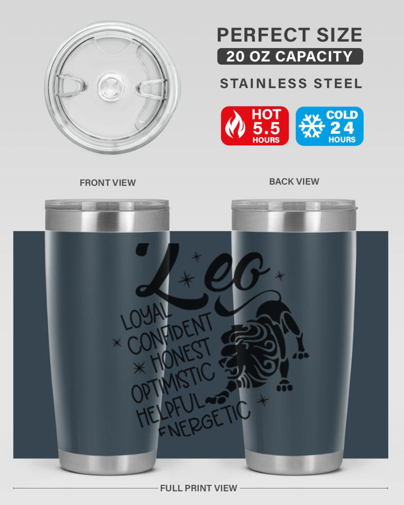 Leo 282#- zodiac- Tumbler
