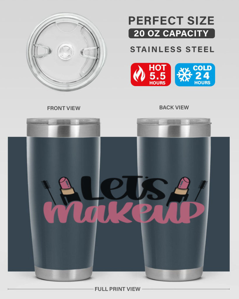 Let∩s Makeup Style 62#- make up- Tumbler