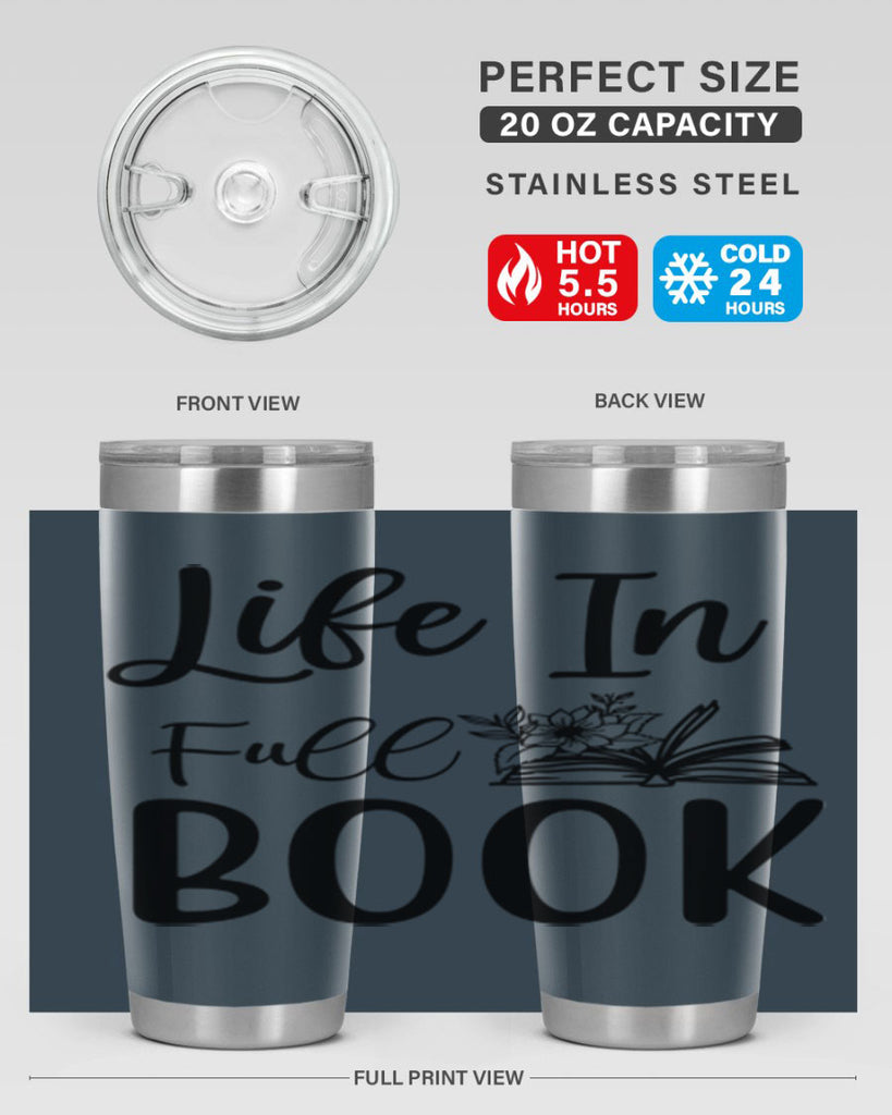 Life In Full Book 297#- spring- Tumbler