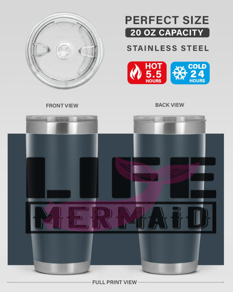 Life mermaid 303#- mermaid- Tumbler