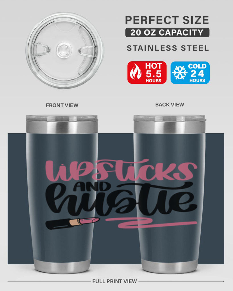 Lipstick And Hustie Style 58#- make up- Tumbler