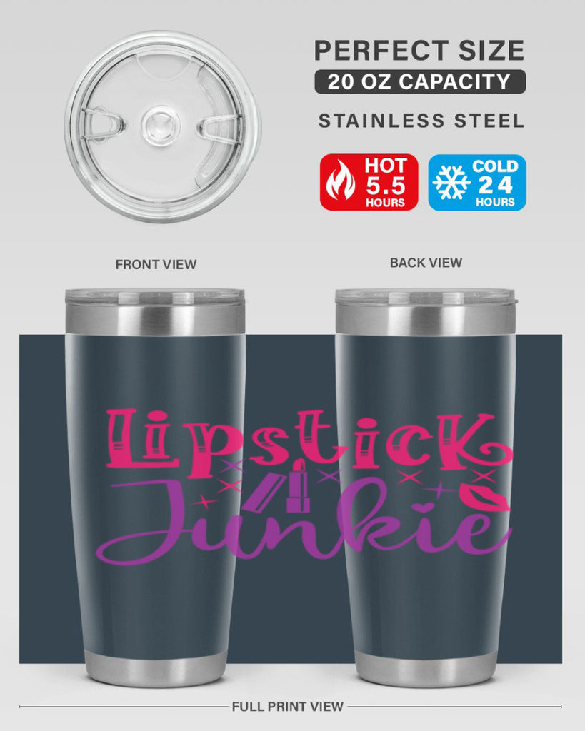 Lipstick Junkie Style 228#- make up- Tumbler