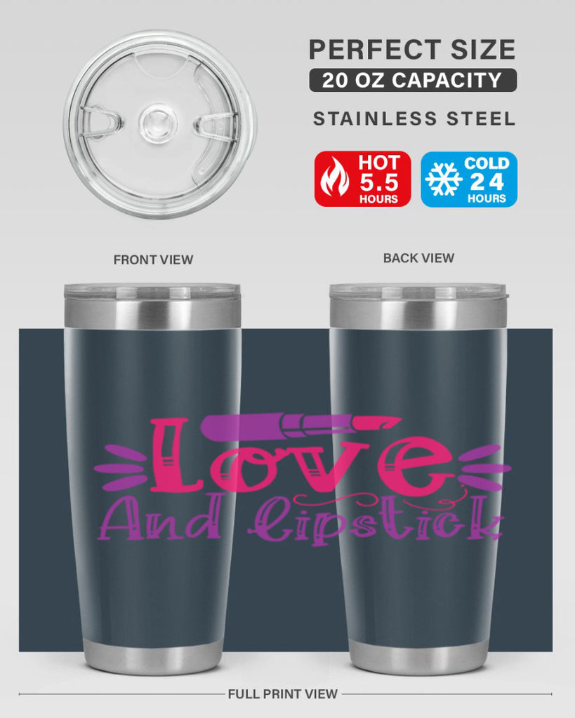 Love And Lipstick Style 225#- make up- Tumbler