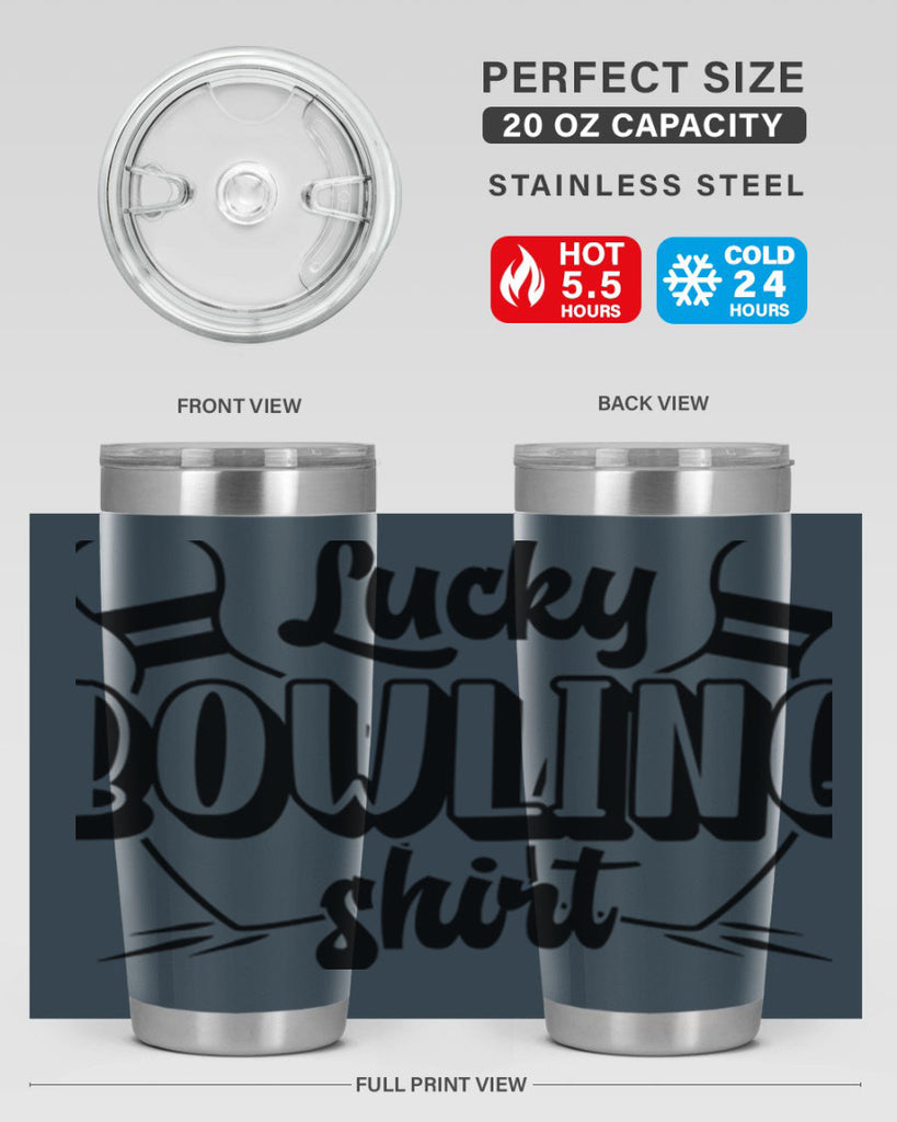 Lucky bowling shirt 690#- bowlig- Tumbler