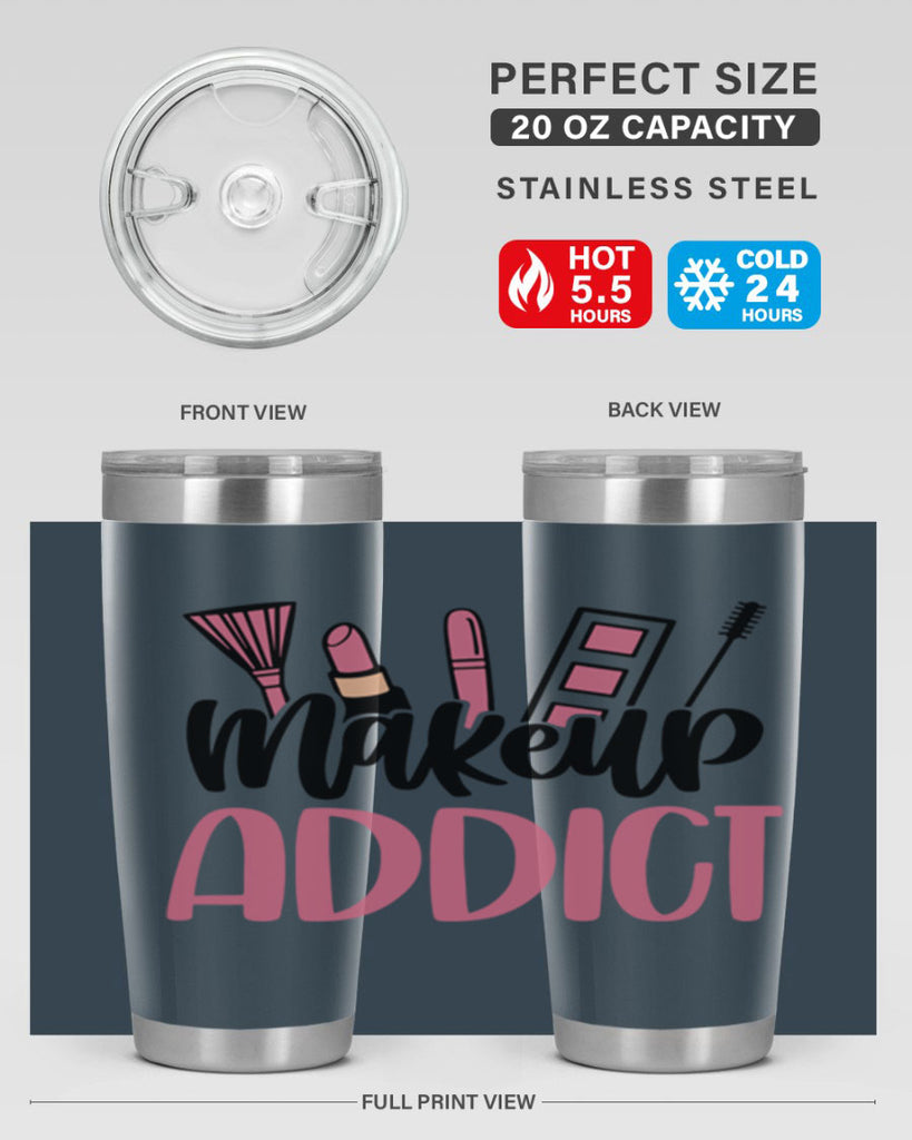 Makeup Addict Style 55#- make up- Tumbler