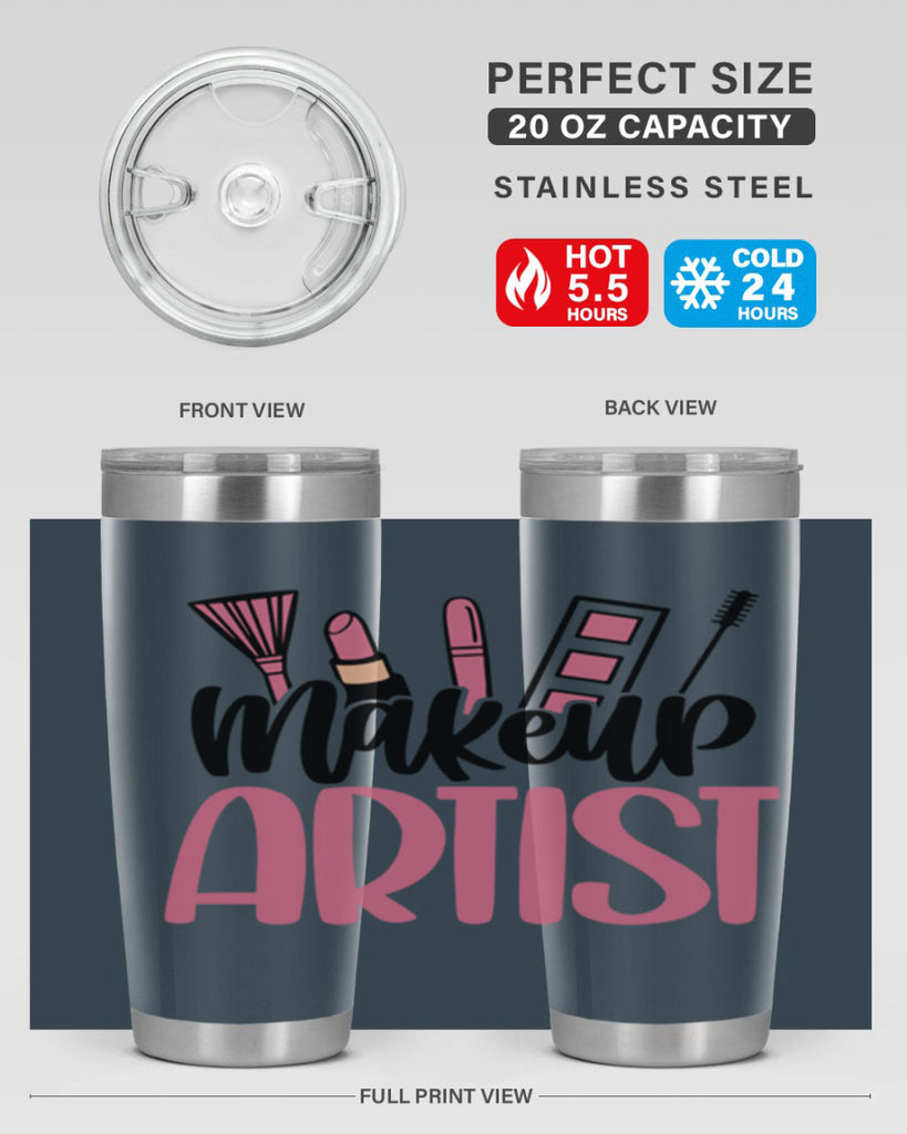 Makeup Artist Style 52#- make up- Tumbler