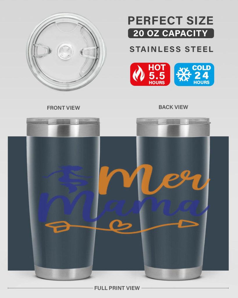 Mer Mama 331#- mermaid- Tumbler