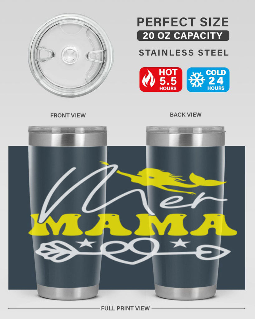 Mer Mama 332#- mermaid- Tumbler