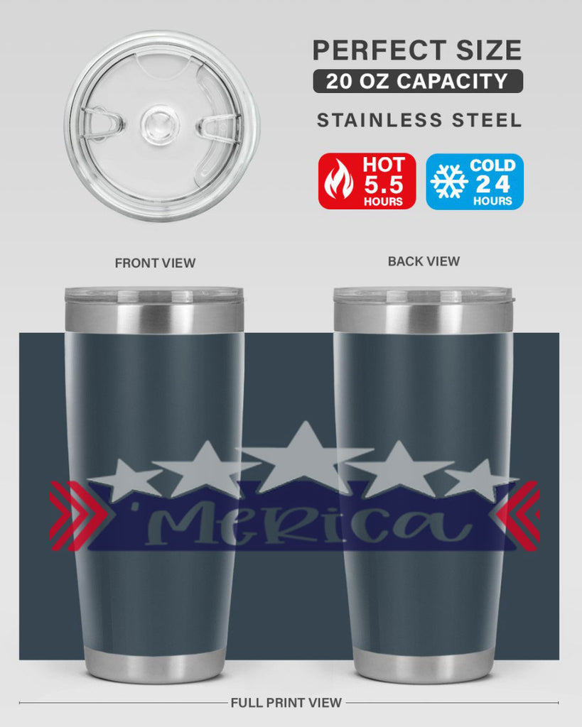 Merica Style 135#- Fourt Of July- Tumbler
