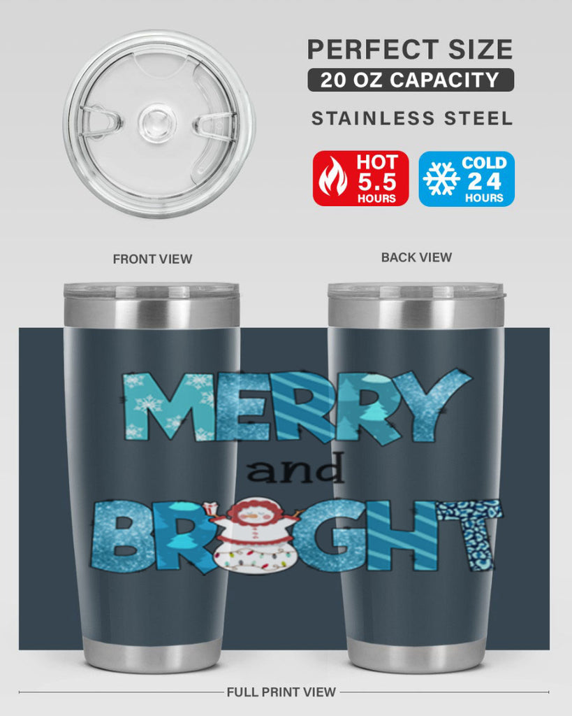 Merry and Bright 321#- winter- Tumbler