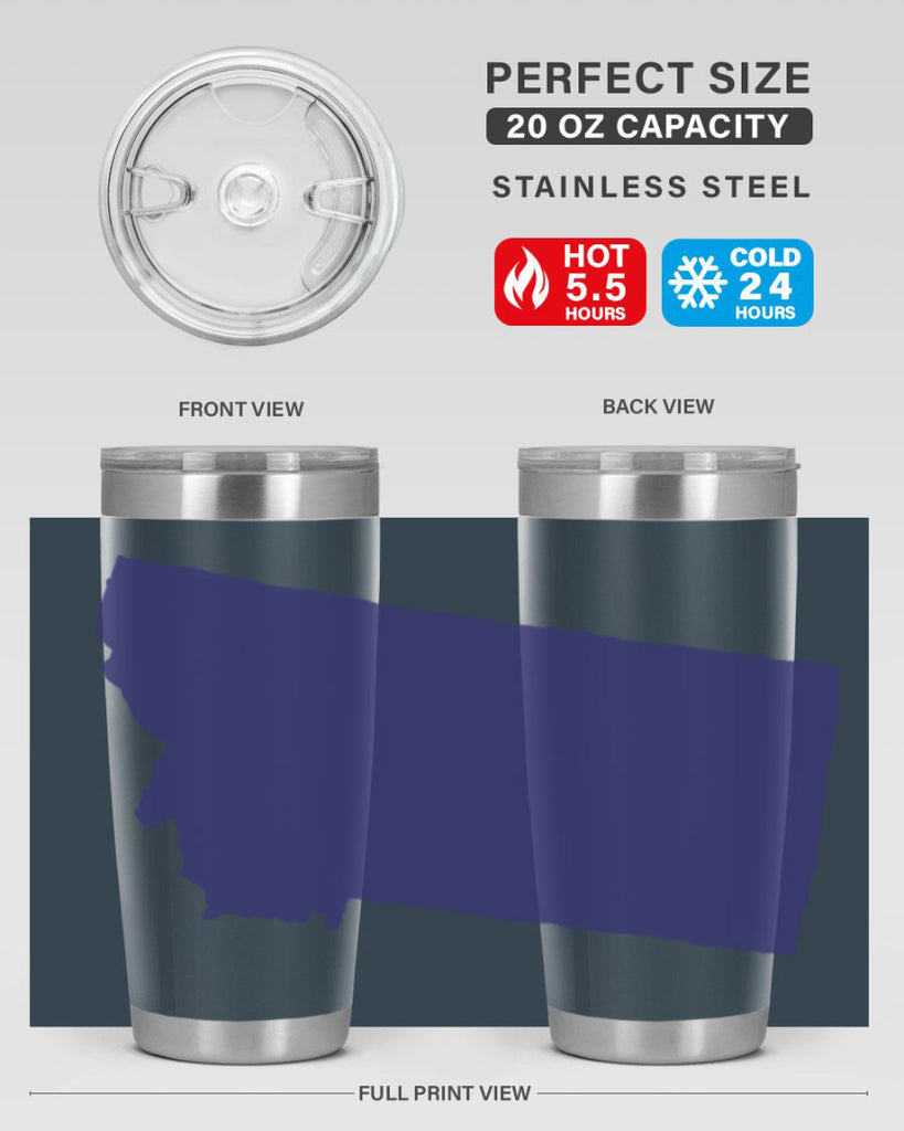 Montana 25#- stateflags- Tumbler