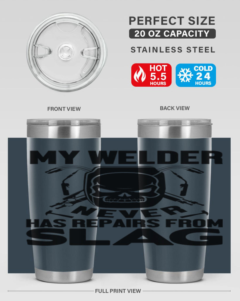 My welder never Style 7#- welder- tumbler