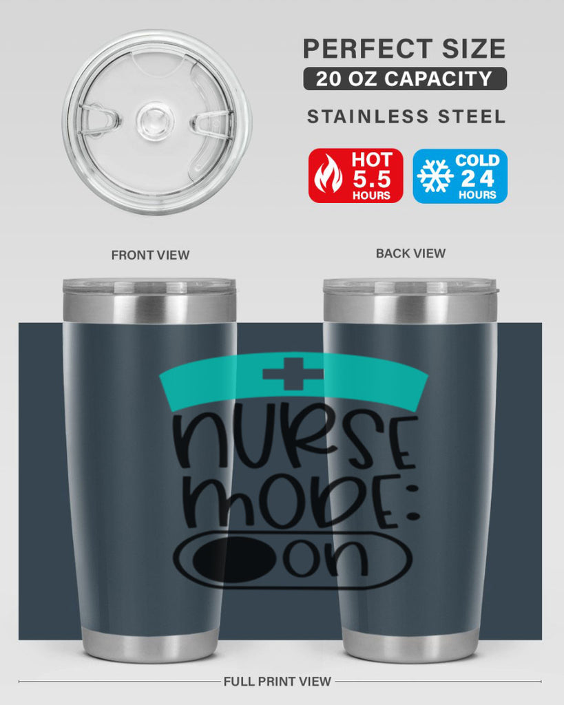 Nurse Mode On Style Style 103#- nurse- tumbler