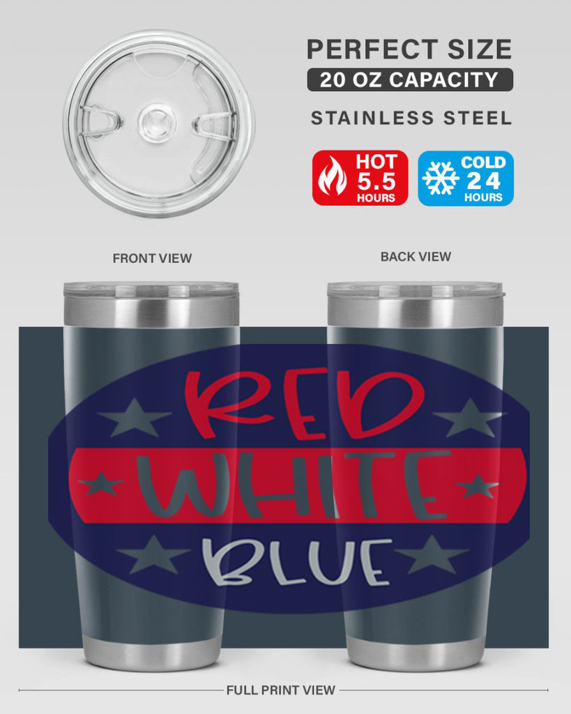 Red White Blue Style 170#- Fourt Of July- Tumbler