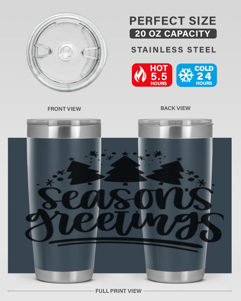 Seasons Greetings345#- winter- Tumbler