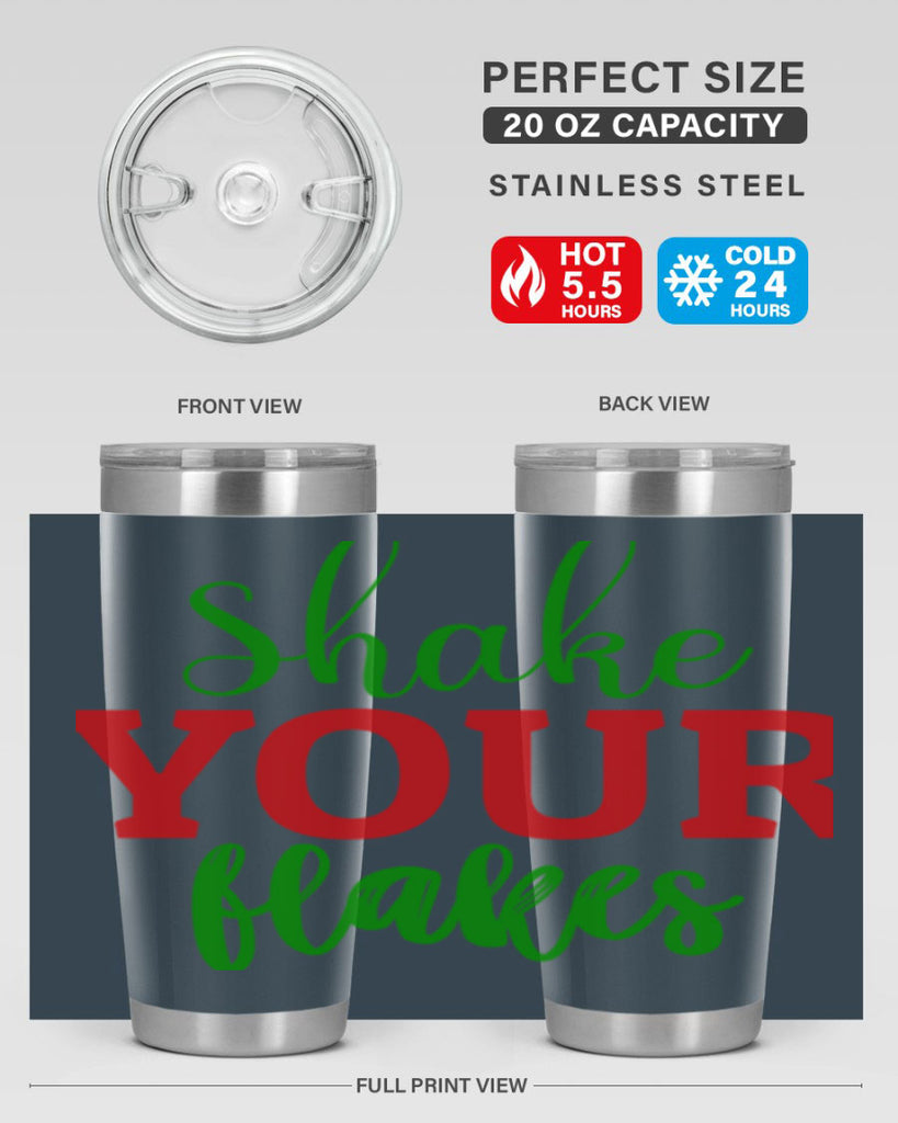 Shake Your Flakes 355#- winter- Tumbler