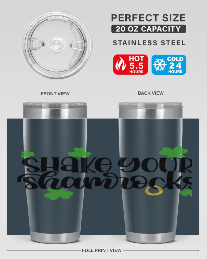 Shake Your Shamrocks Style 32#- St Patricks Day- Tumbler