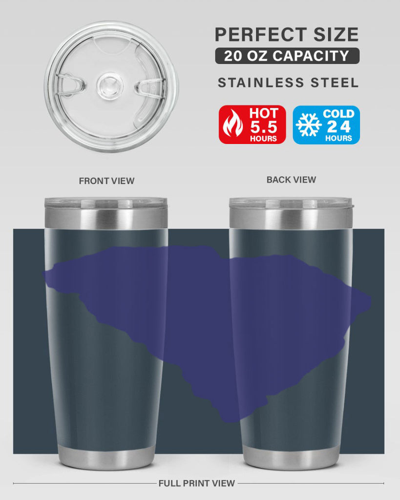 South Carolina 11#- stateflags- Tumbler