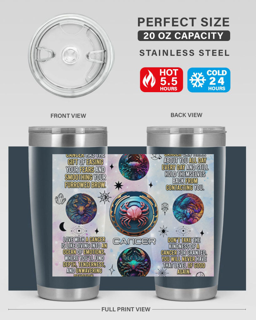 StraightCancer 470#- zodiac- Tumbler