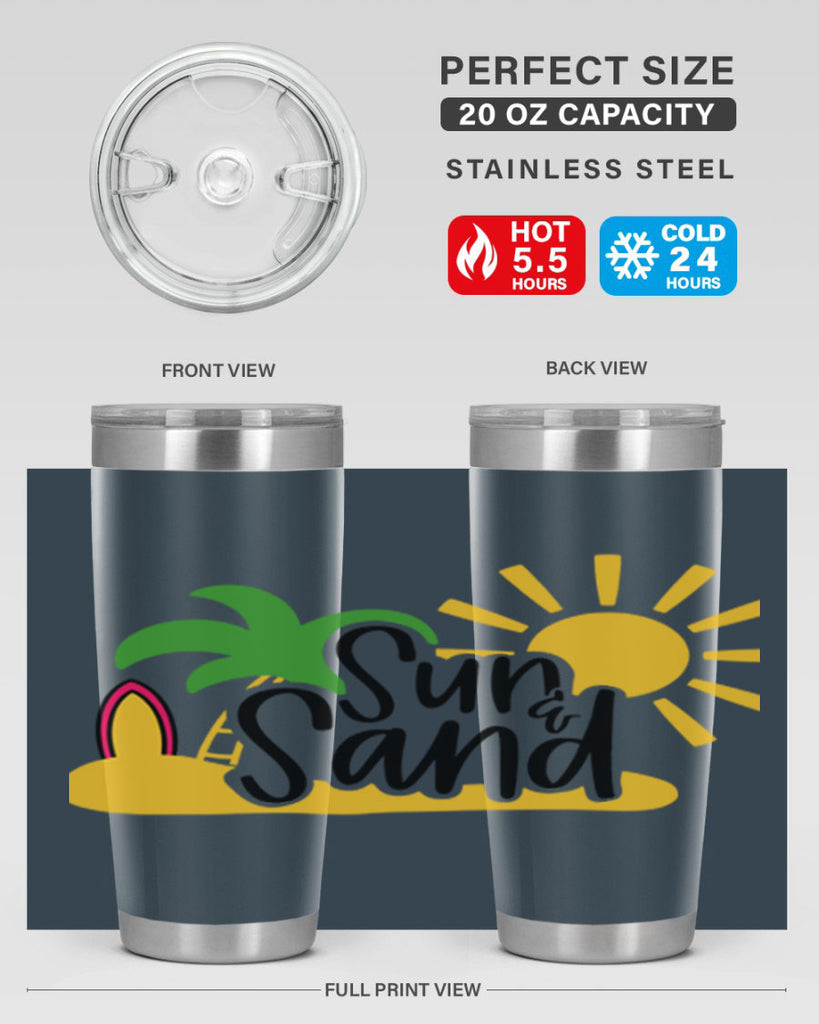 Sun Sand Style 17#- summer- Tumbler