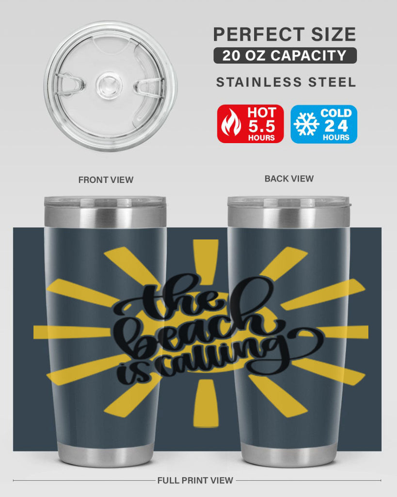 The Beachy Is Calling Style 10#- summer- Tumbler