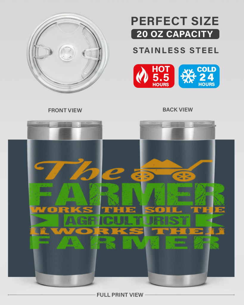 The farmers work the soil 33#- farming and gardening- Tumbler