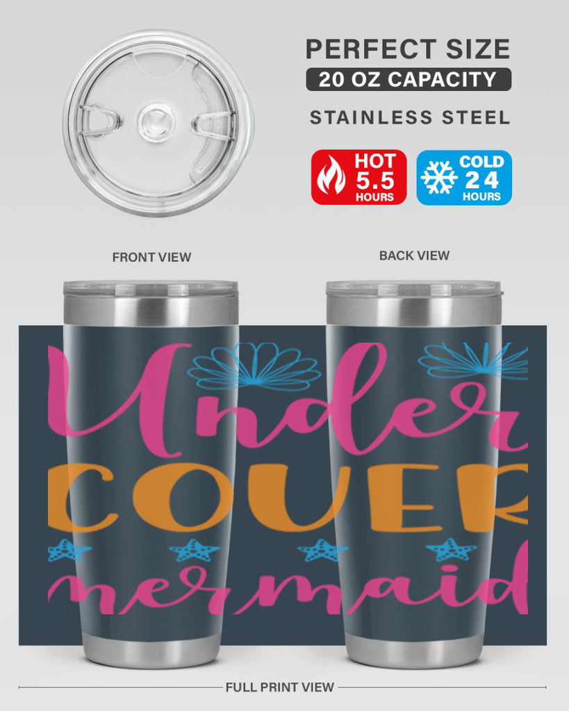Under Cover Mermaid Design 653#- mermaid- Tumbler