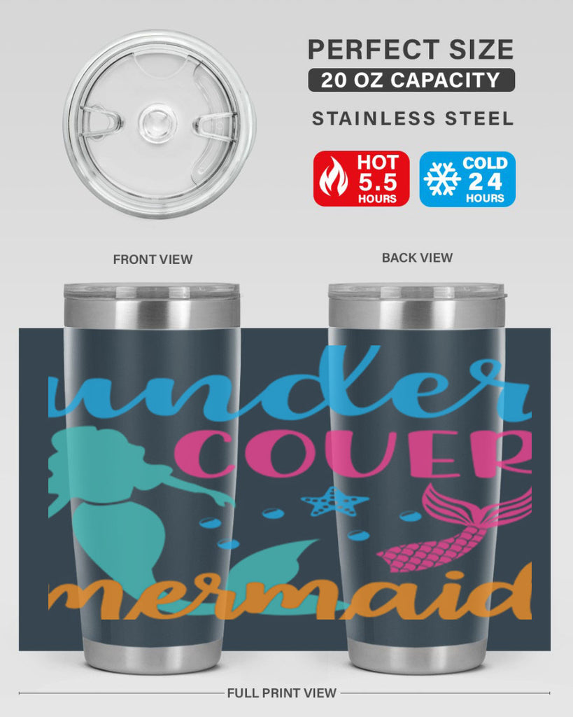Under Cover Mermaid Design 654#- mermaid- Tumbler