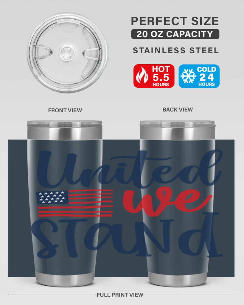 United we stand Style 9#- Fourt Of July- Tumbler