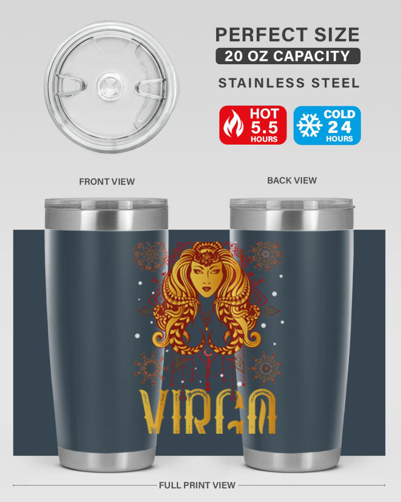 Virgo 542#- zodiac- Tumbler