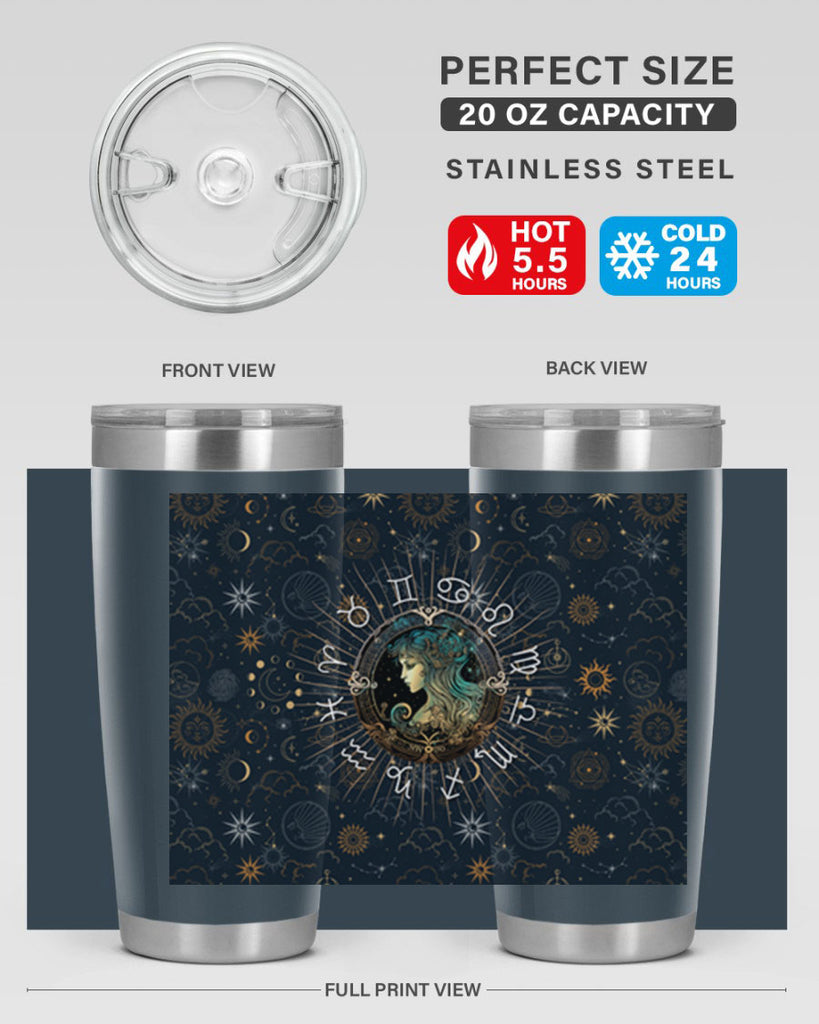 Virgo Straight 529#- zodiac- Tumbler