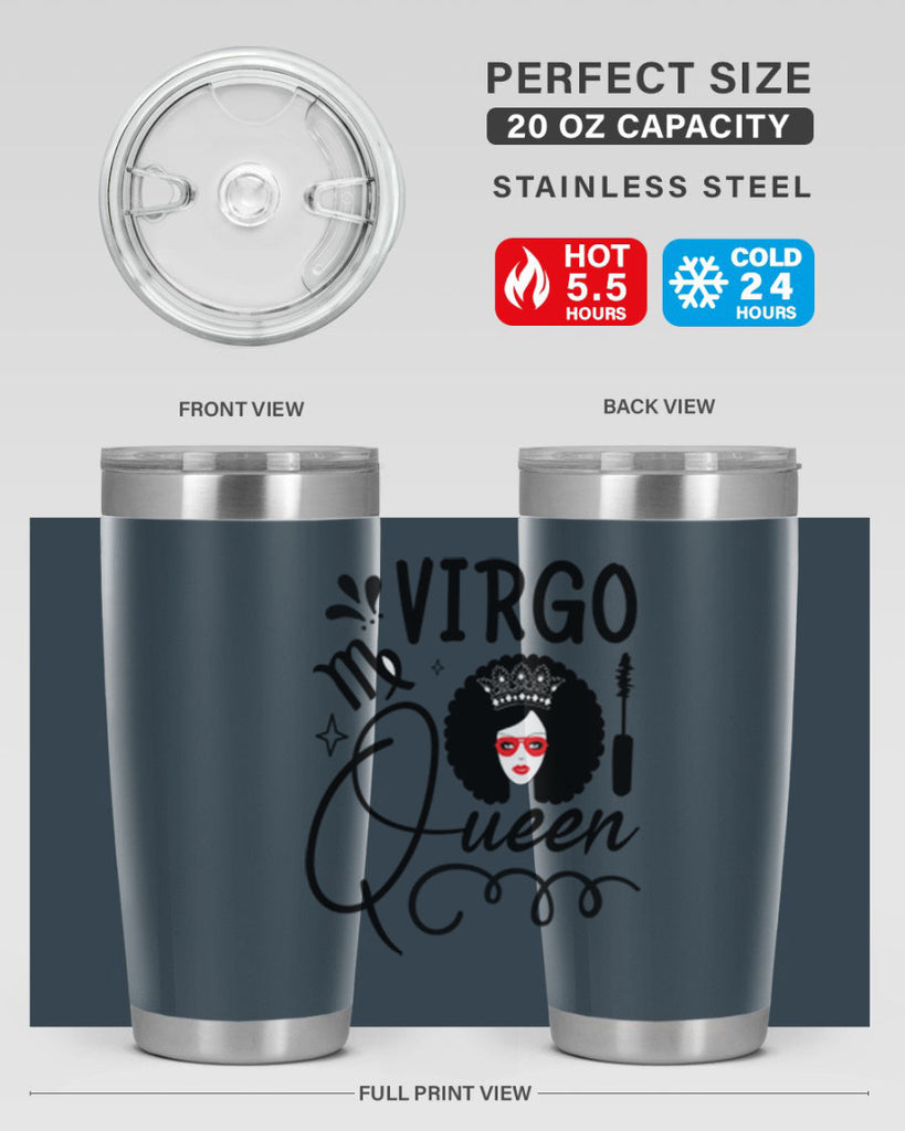 Virgo queen 541#- zodiac- Tumbler