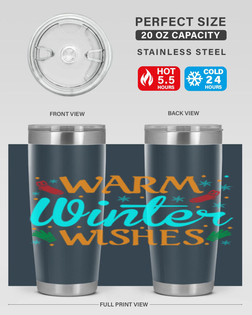 Warm Winter Wishes 465#- winter- Tumbler