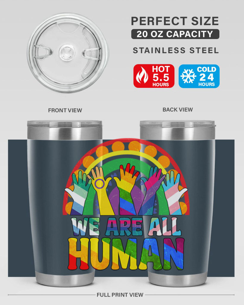 We Are All Human Pride Ally Rainbow Lgbt 25#- lgbt- Tumbler