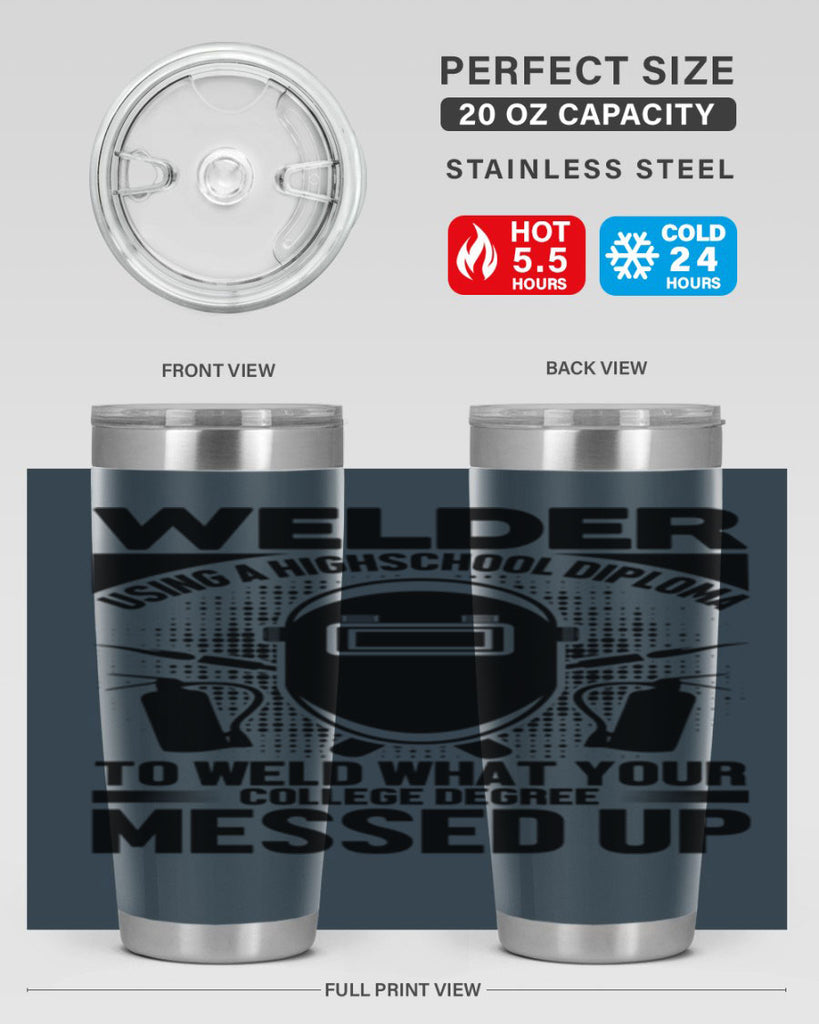 Welder using Style 3#- welder- tumbler