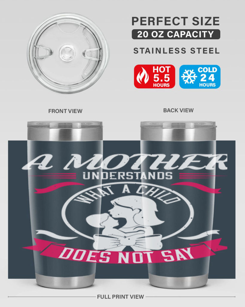 a mother understands 8#- mothers day- Tumbler