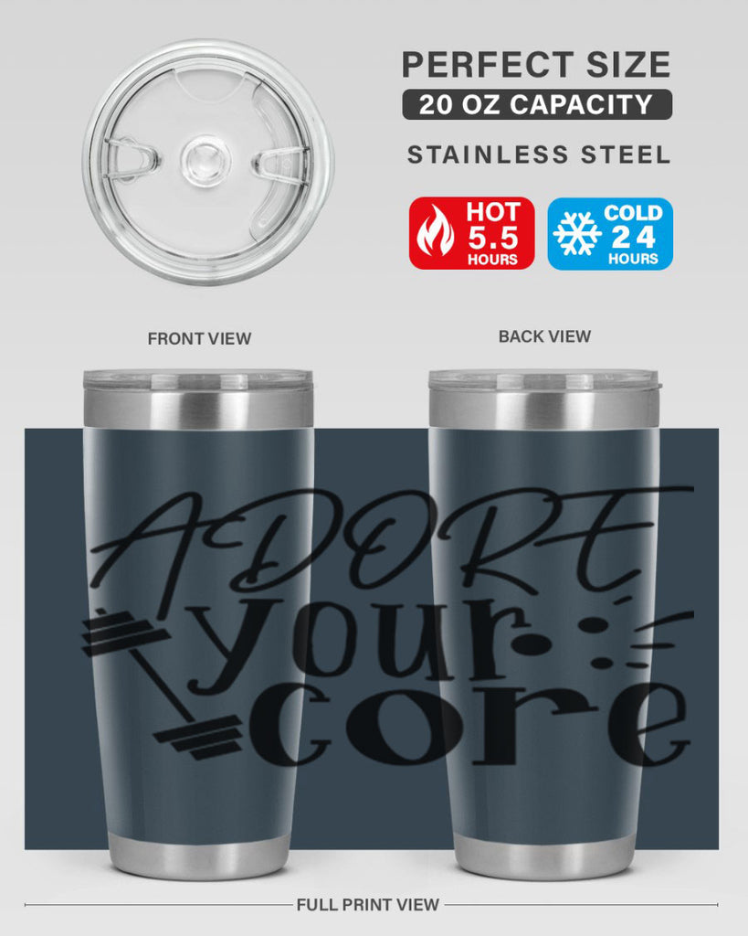 adore your core Style 111#- summer- Tumbler