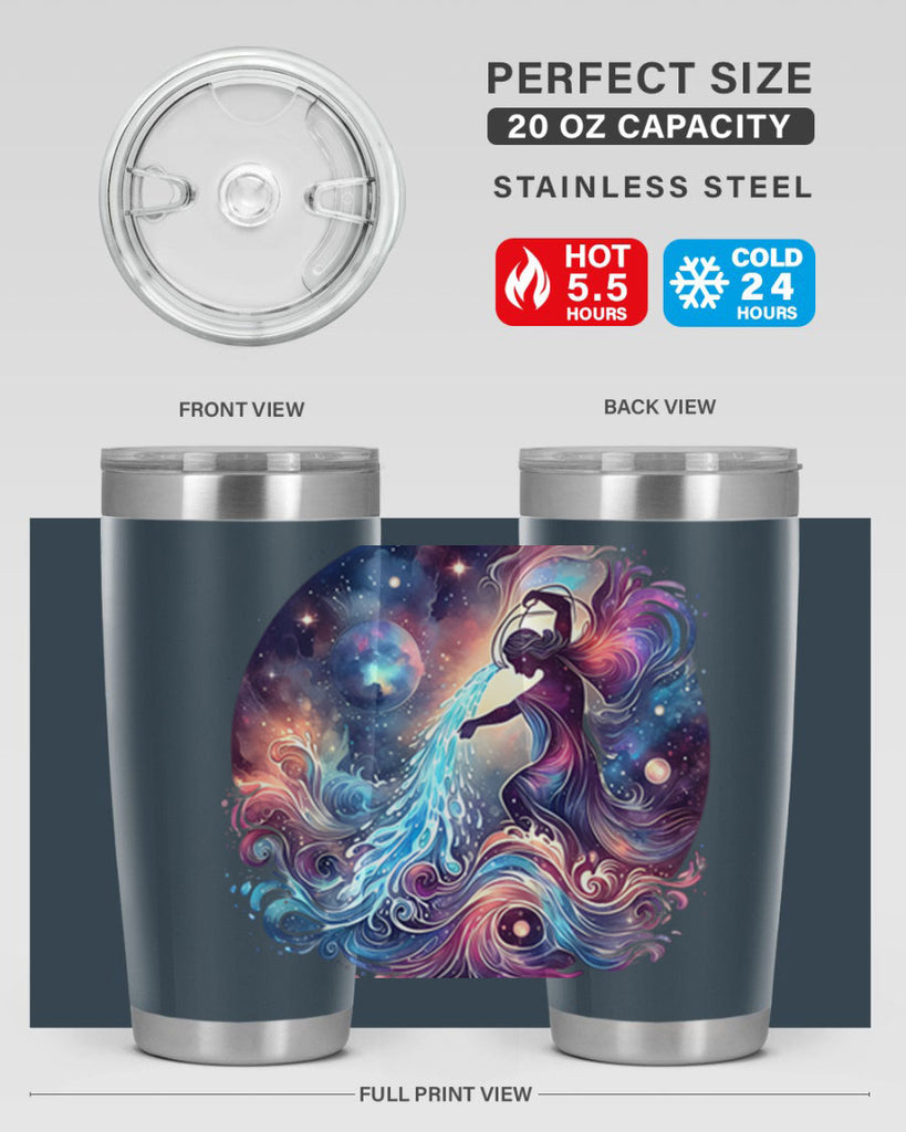 aquarius 79#- zodiac- Tumbler