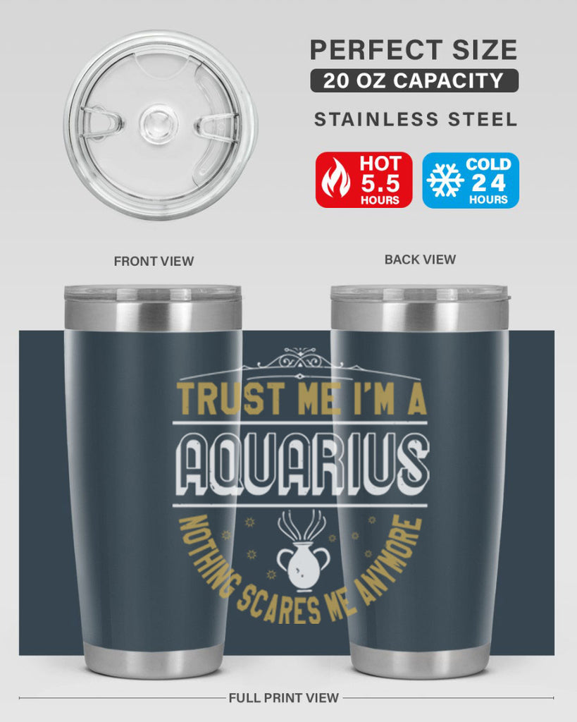 aquarius 87#- zodiac- Tumbler