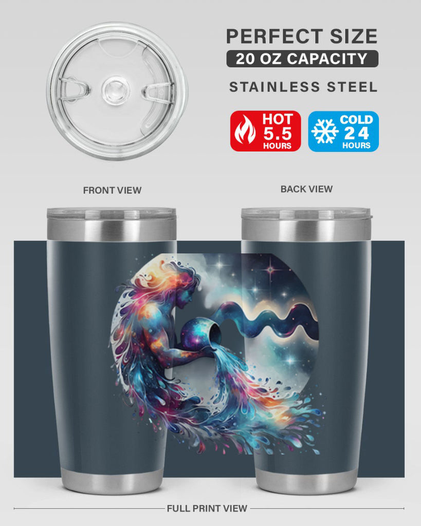aquarius 88#- zodiac- Tumbler