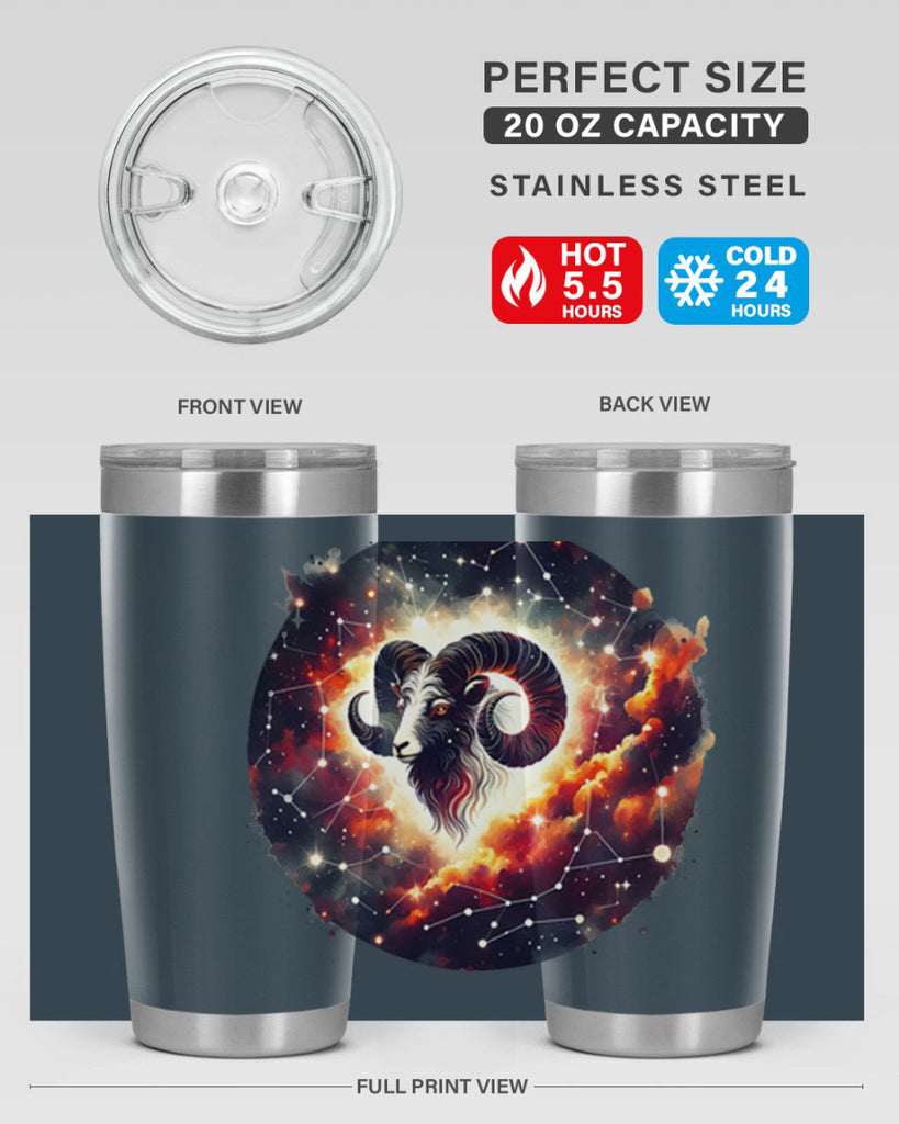 aries 126#- zodiac- Tumbler