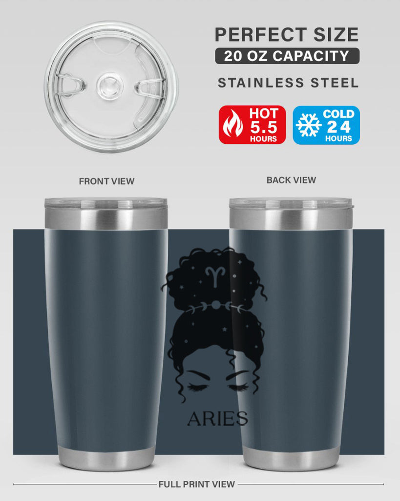aries 132#- zodiac- Tumbler