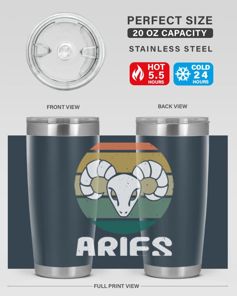 aries 134#- zodiac- Tumbler