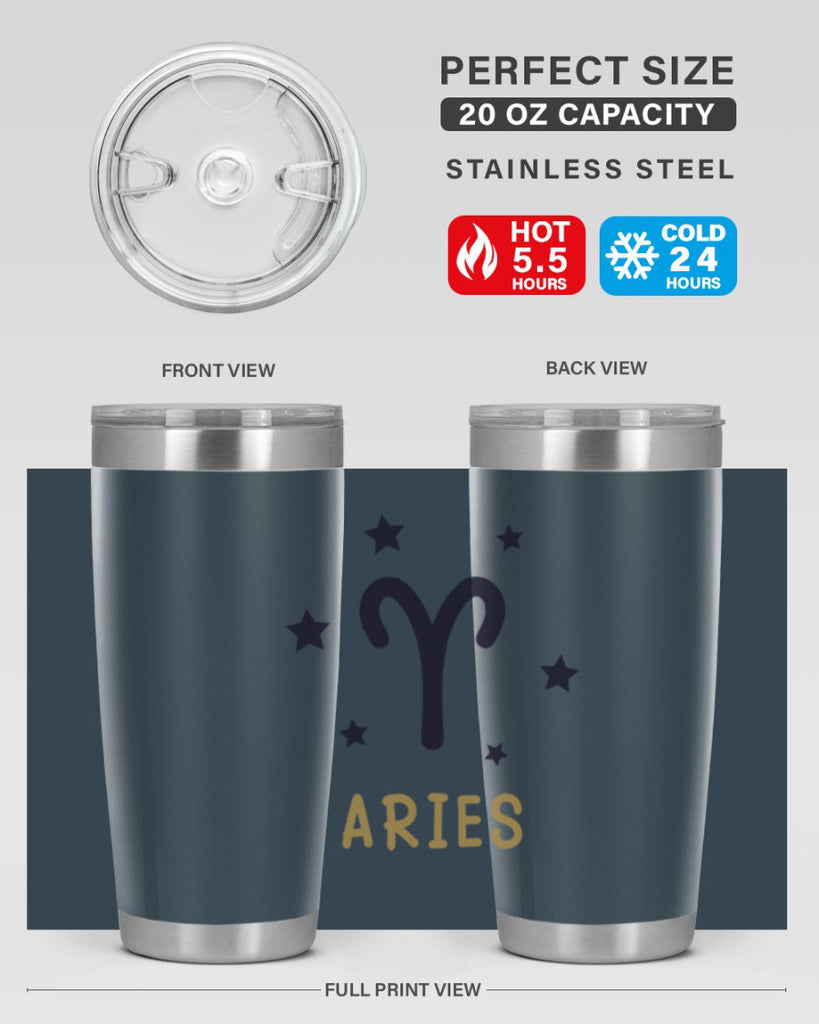 aries 135#- zodiac- Tumbler
